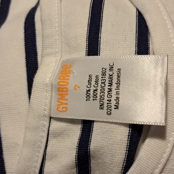 Gymboree girls size 7 top with sequins at shoulders - Picture 3 of 3